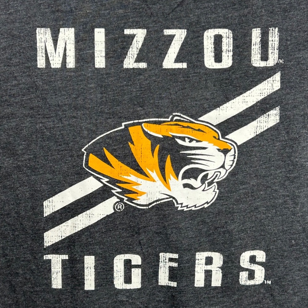 Colosseum Athletics Mizzou Tigers Tank Top XL Gray Missouri NCAA Racerback New